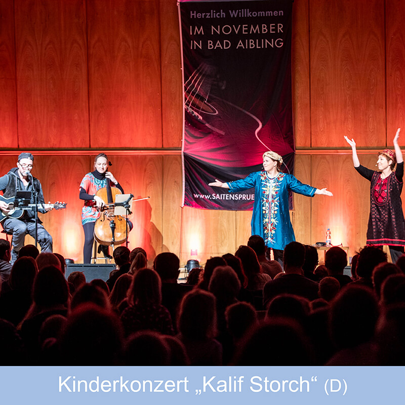 Kinderkonzert beim Gitarrenfestival Saitensprünge 2023 in Bad Aibling