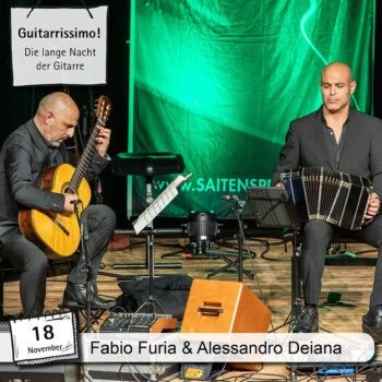 Fabio Furia und Alessandro Deiana bei Guitarrissimo - Gitarrenfestival Saitensprünge 2023