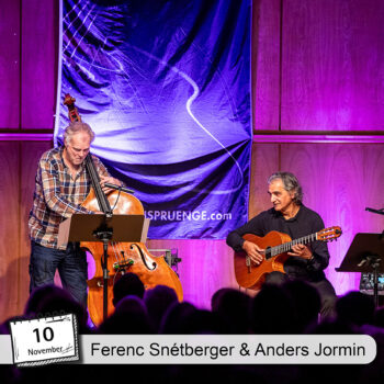 Duo Ferenc Snétberger und Anders Jormin beim Gitarrenfestival Saitensprünge 2023