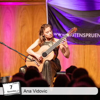 Ana Vidovic beim Gitarrenfestival Saitensprünge 2024