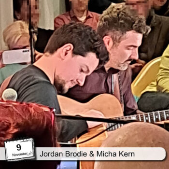 Jordan Brodie und Micha Kern live beim Gitarrenfestival Saitensprünge 2024