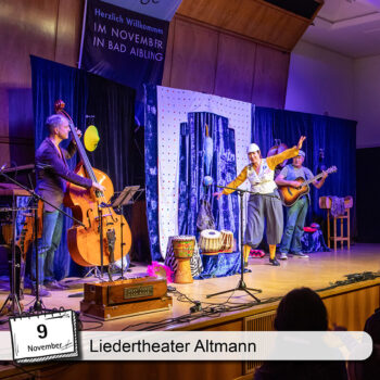 Das Liedertheater Altmann mit dem Kinderkonzert live beim Gitarrenfestival Saitensprünge 2024