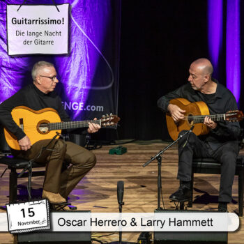 2025-Oscar-Herrero-Larry-Hammett Duo Herrero und Hammett live beim Gitarrenfestival Saitensprünge 2025