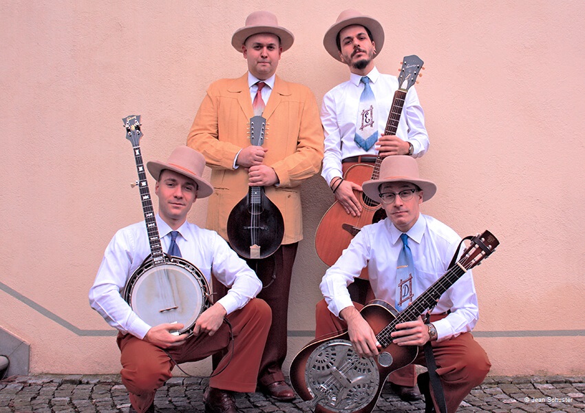 The-Truffle-Valley-Boys-lineup Die Truffle Vally Boys mit ihren Banjos